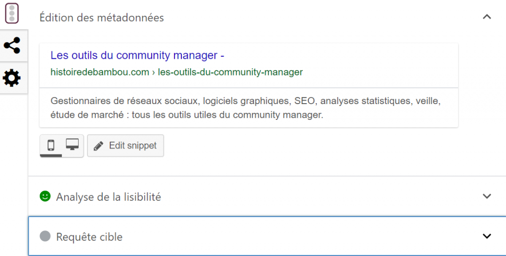 image exemple de l'outil de SEO Yoast