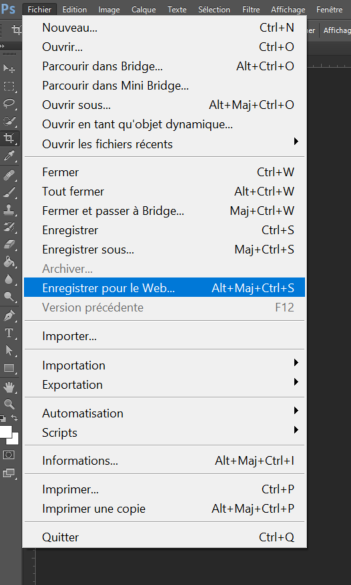 créer un gif avec photoshop