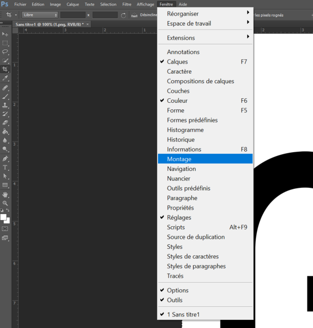 gif photoshop, montage photo histoire de bambou