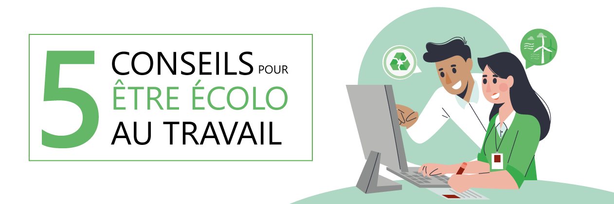 Être écolo au travail