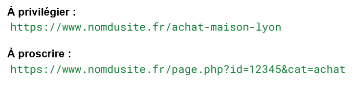 URL friendly pour référencer un site immobilier